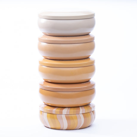 Pink Tin: Pomegranate + Pink Pepper + Resin - 14 oz Candle - HoneyBug 