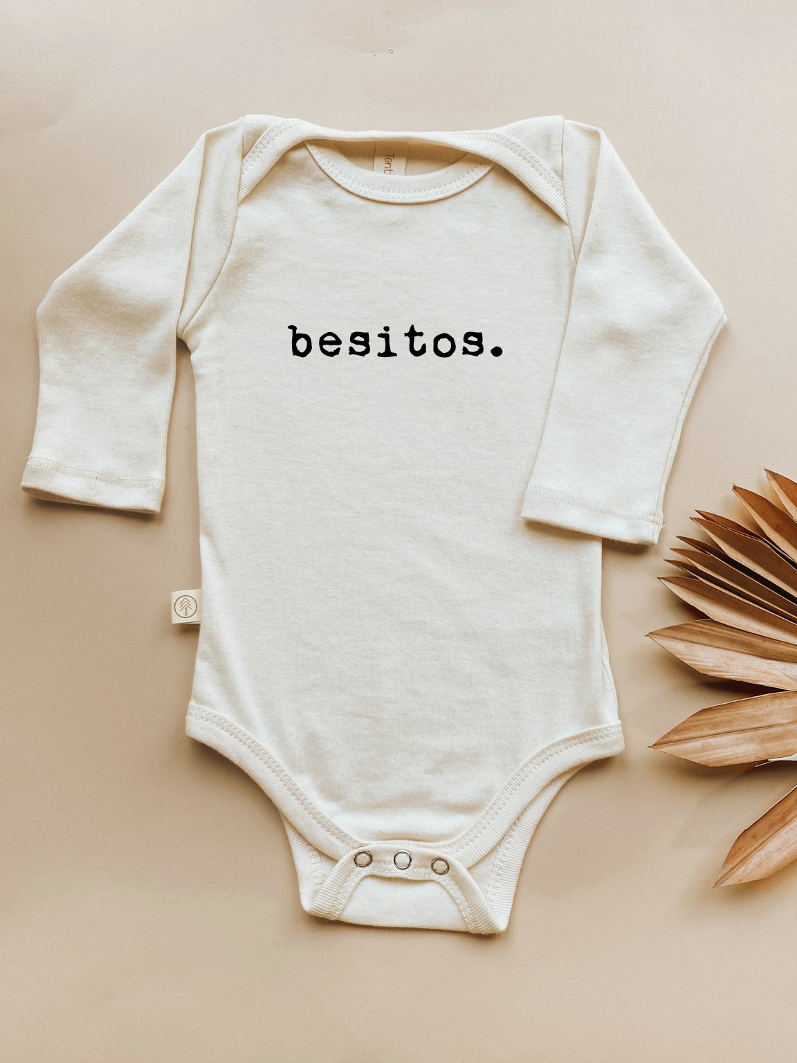 Besitos Organic Cotton Baby Bodysuit Long Sleeve - HoneyBug 