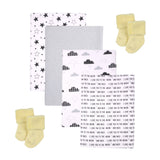 Baby Neutral Cupcake Set - Moon - HoneyBug 