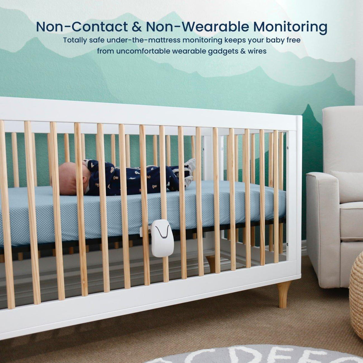 Babysense True Sleep: Video Baby Monitor with Breathing Motion Sleep Monitor, 1 or 2 Cameras - HoneyBug 