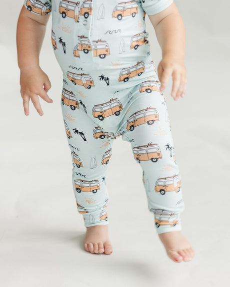 Bamboo Jumpsuit | Retro Beach - HoneyBug 