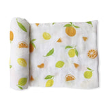 Bamboo Muslin Swaddle Blanket - Butterflies - HoneyBug 