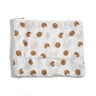 Bamboo Muslin Swaddle Blanket in The Fun-gis - HoneyBug 