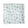 Bamboo Muslin Swaddle Blanket in The Fun-gis - HoneyBug 