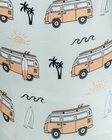 Bamboo Shorty Romper | Retro Beach - HoneyBug 