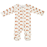 Organic Cotton Footie - Bears - HoneyBug 