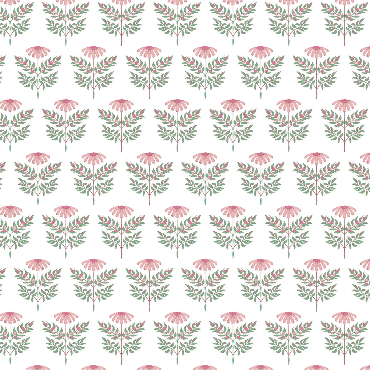 Ava Girls' Pajama Pant Set - Berkshire Batik Floral - HoneyBug 