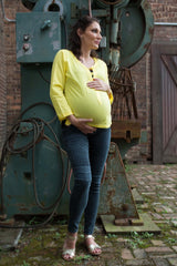 Billie Jean Moto Maternity Leggings - HoneyBug 