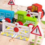 Road & Rail Train Set - HoneyBug 