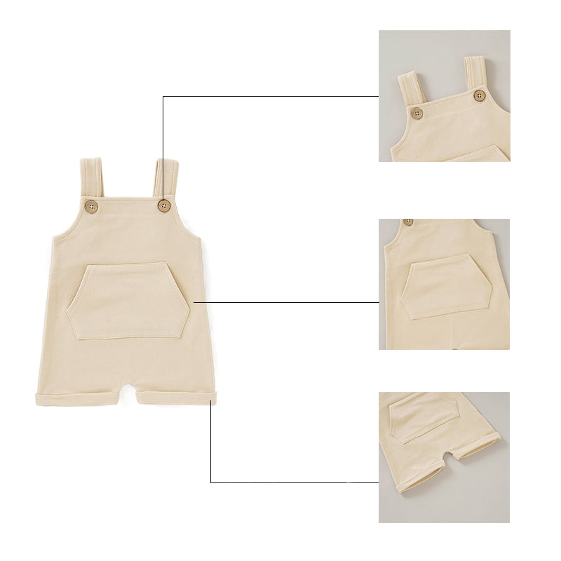 French Terry Baby Overall - HoneyBug 
