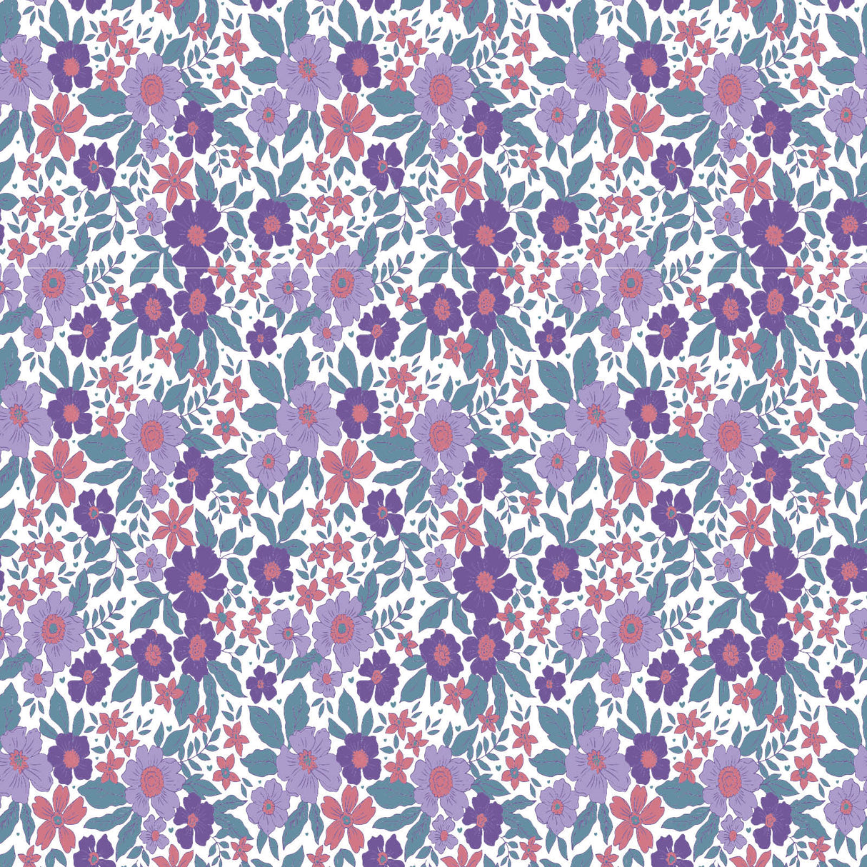Emery Girls' Short Set - Blackberry Floral - HoneyBug 