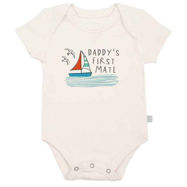 graphic bodysuit | daddy's first mate - HoneyBug 