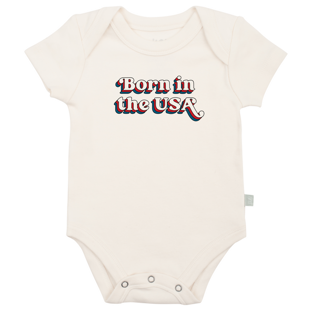 graphic bodysuit | born in the usa - HoneyBug 
