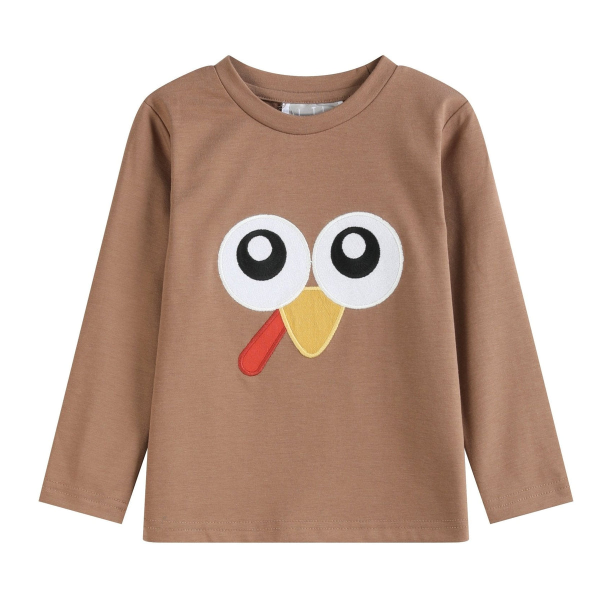 Brown Turkey Face T-Shirt