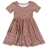 Brown Boots Dress - HoneyBug 