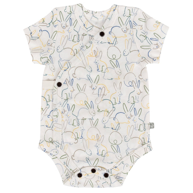 short bodysuit | bunnies - HoneyBug 