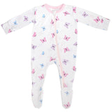 Butterfly Zippered Footie - HoneyBug 