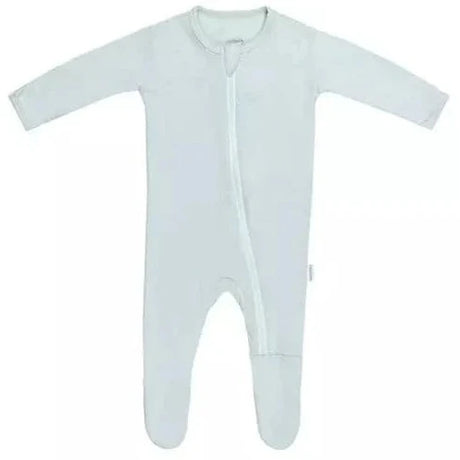Blue Zippered Footie - HoneyBug 