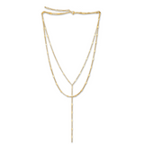 Camilla Dainty Lariat Chain Necklace - HoneyBug 