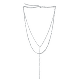 Camilla Dainty Lariat Chain Necklace - HoneyBug 
