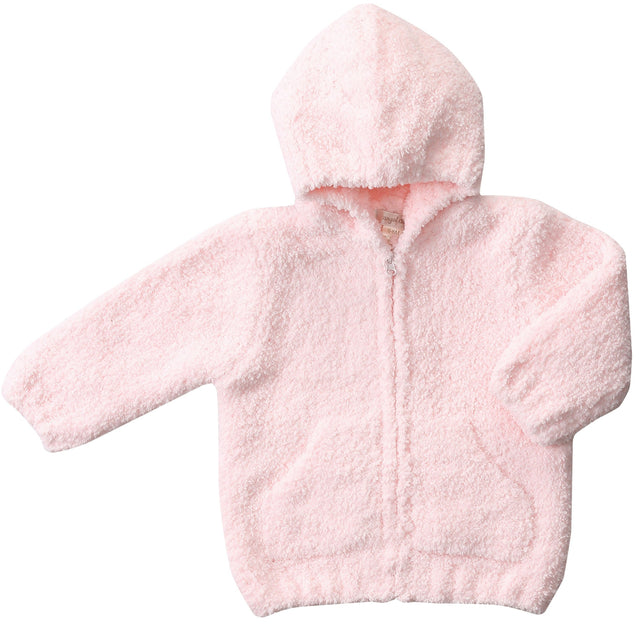 Chenille Hoodie - Pretty Pink - HoneyBug 
