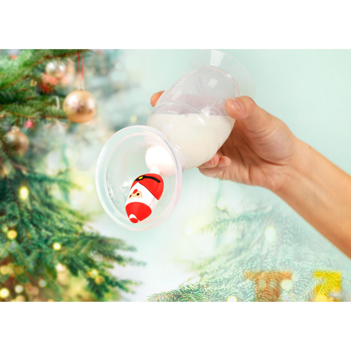 Haakaa Winter Holiday Silicone Breast Pump Stopper 1PK (Limited Edition) - HoneyBug 