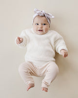 Chunky Knit Sweater | Milk - HoneyBug 
