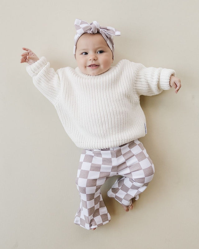 Chunky Knit Sweater | Milk - HoneyBug 