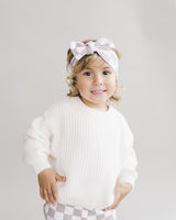 Chunky Knit Sweater | Milk - HoneyBug 