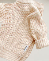 Chunky Knit Sweater | Vanilla - HoneyBug 