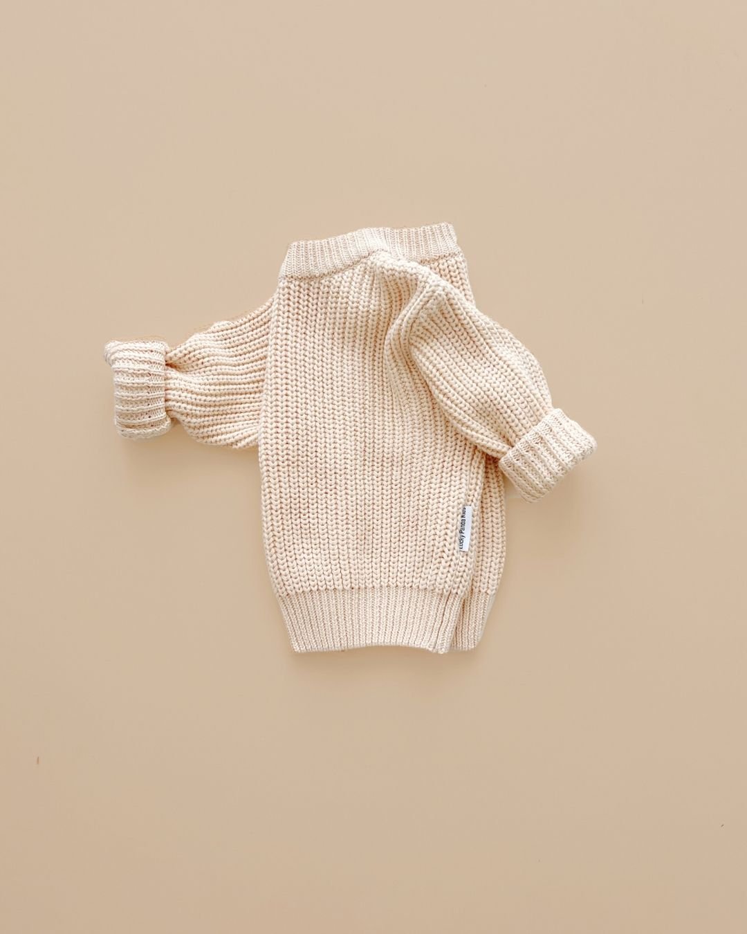 Chunky Knit Sweater | Vanilla - HoneyBug 