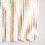 Rainbow Stripe Crib Sheet