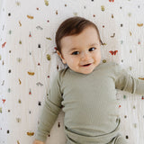 Cutie Crawlies Crib Sheet