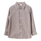 Boys Shirt | Walnut Check - HoneyBug 