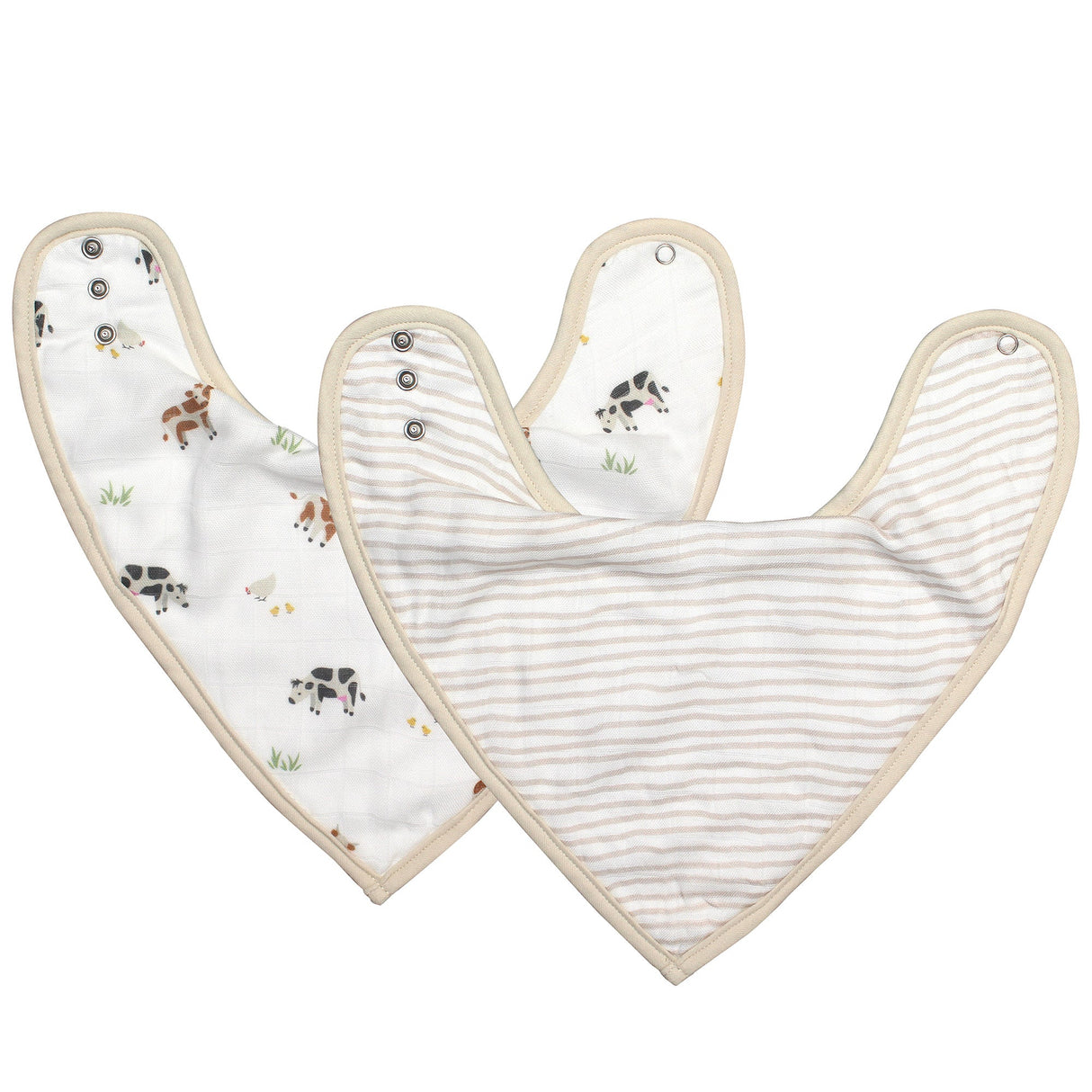 Cow Bib Set - HoneyBug 