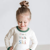 pajamas |crawl walk ski - HoneyBug 