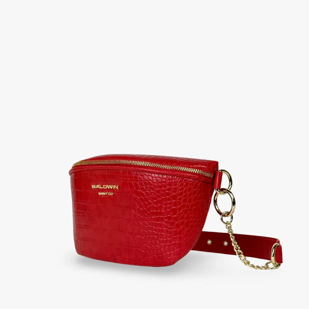 The Ono Crossbody Belt Bag - Cardinal