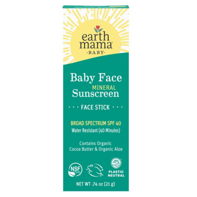 Baby Face Mineral Sunscreen Face Stick SPF 40 - HoneyBug 