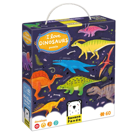 I Love Dinosaurs Floor Puzzle - HoneyBug 