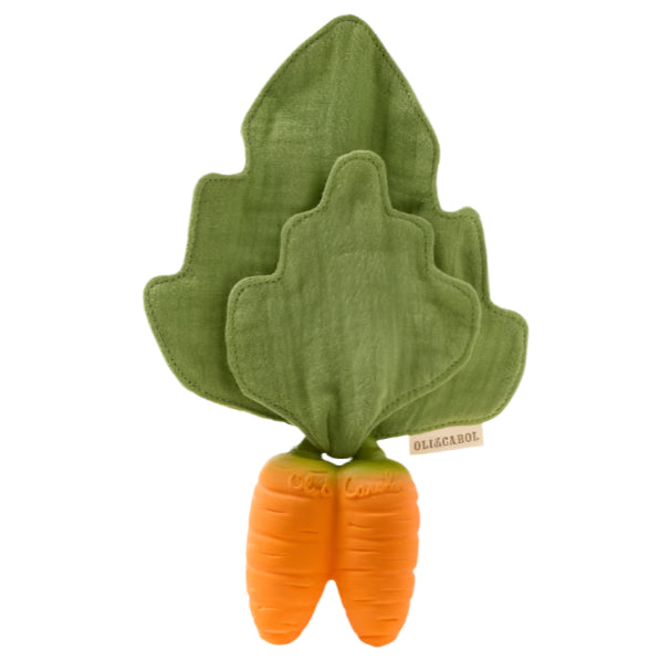 Cathy the Carrot Mini Doudou Teether - HoneyBug 