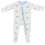 Dinosaur Zippered Footie - HoneyBug 