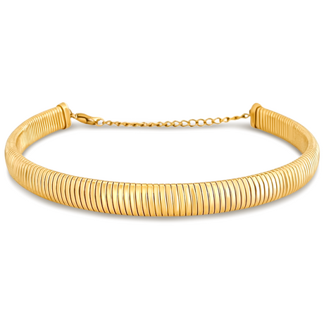 Sandra Coil Chain Necklace - HoneyBug 