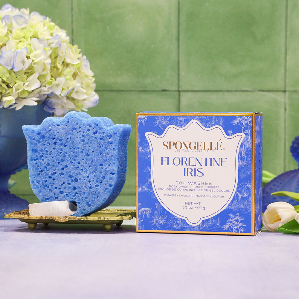 Florentine Iris | Les Fleurs Body Buffer - HoneyBug 