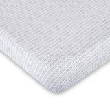 Crib Sheet - Grey Bamboo - HoneyBug 