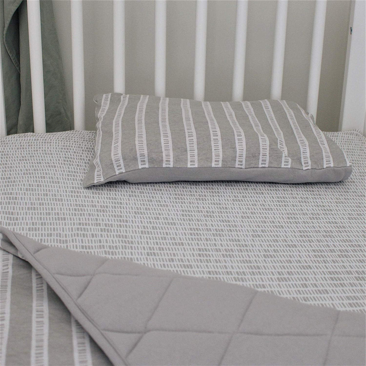Crib Sheet - Grey Bamboo - HoneyBug 