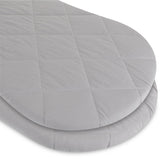 Quilted Waterproof Bassinet Sheet with Heat Protection - Grey - HoneyBug 