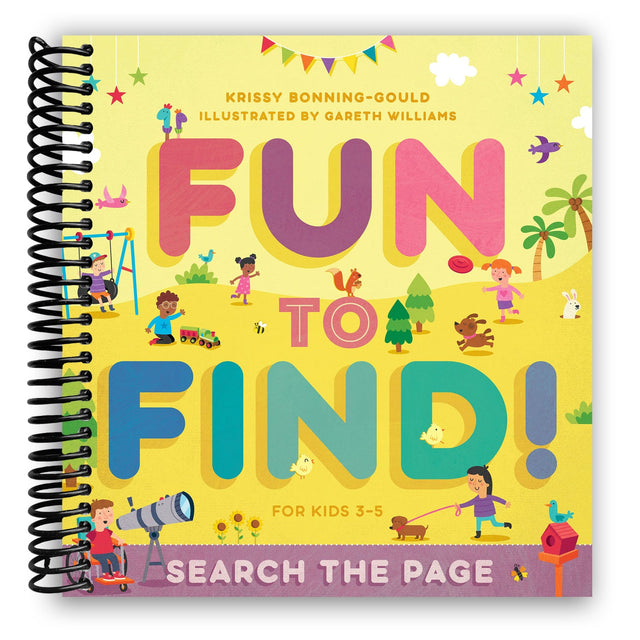 Fun to Find!: Search the Page (Spiral Bound) - HoneyBug 