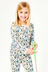 Long Sleeve Pajama Set - Golf - HoneyBug 