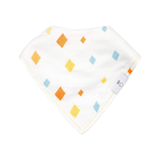 Awesome and Diamonds 2 PK Muslin & Terry Cloth Bib Set - HoneyBug 
