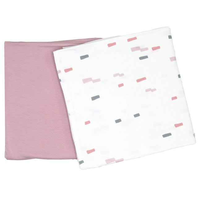 Brick and Rose 2 Pack Swaddle Blanket - HoneyBug 
